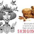 Charger l'image dans la galerie, Biscuits petit déjeuner avoine raisins, bio vegan & sans gluten Martine - 150g