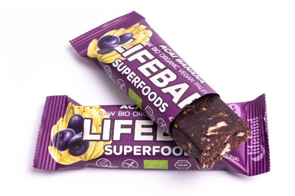 lifebar superfoods açai - banane bio & cru - 47g