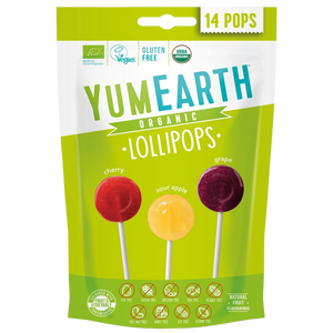 Organic lollipops - Sour pops, vegan &amp; gluten free - 87g (14p)