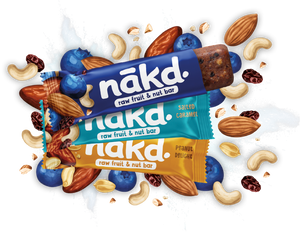 Nãkd Raw salted caramel bar, vegan &amp; gluten free - 35g