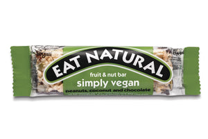 Eat Natural Vegan chocolat, noix de coco & cacahuète, sans gluten - 45g (ANTI-GASPI DDM 11/23)