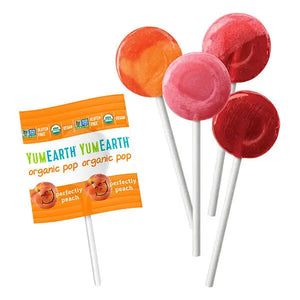 Organic lollipops - Sour pops, vegan &amp; gluten free - 87g (14p)