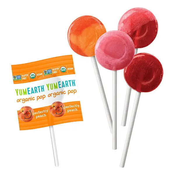 Sucettes bio - Pops acidulées, vegan & sans gluten - 87g (14p)