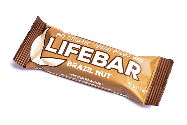 lifebar brazil nuts organic &amp; raw - 47g
