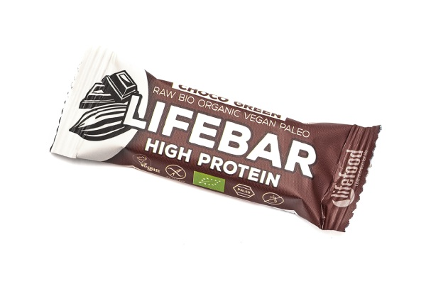 lifebar protéinée chocolat - green protein bio & cru - 47g