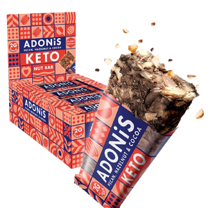 Adonis Pecan, Hazelnut &amp; Cocoa Keto Bar - 35g