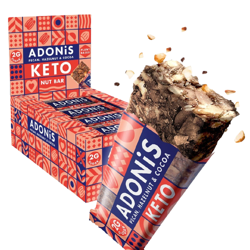 Adonis Pecan, Hazelnut & cacao Keto Bar - 35g (ANTI-GASPI DDM 04/24)