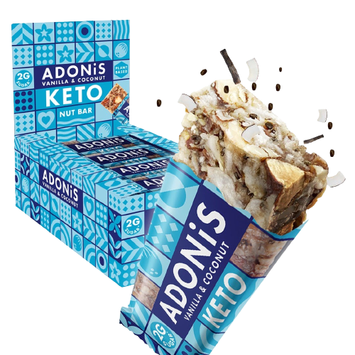 Adonis Vanilla &amp; Coconut Keto Bar - 35g