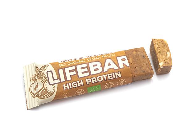 LIFEBAR PROTÉINÉE noix - vanille BIO & CRU - 47g