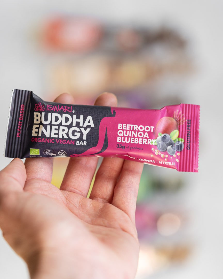 Buddha Energy Bar Betterave, Quinoa & Myrtille - 35g