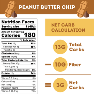 Peanut butter keto bar - 45g