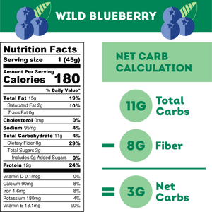 Wild Blueberry Keto Bar - 45g