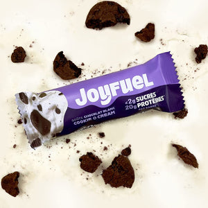 Joyfuel Barre protéinée Chocolat Blanc & Cookie & Cream - 55g