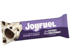 Joyfuel Barre protéinée Chocolat Blanc & Cookie & Cream - 55g
