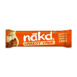 Nãkd Raw barre carrot cake, vegan & sans gluten - 35g (ANTI-GASPI DDM 11/23)