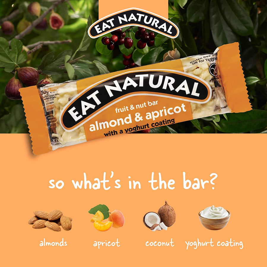 Eat Natural Almond, apricot &amp; yogurt, gluten free - 50g