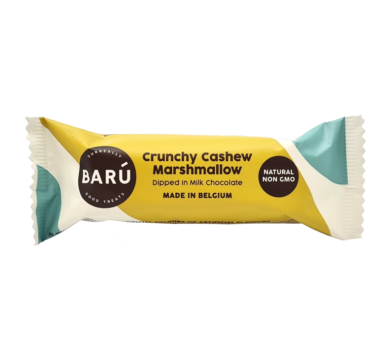 Marshmallow bar, vanilla, milk chocolate, &amp; cashew nuts - 30g