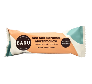 Marshmallow bar, vanilla, dark chocolate &amp; fleur de sel caramel - 30g