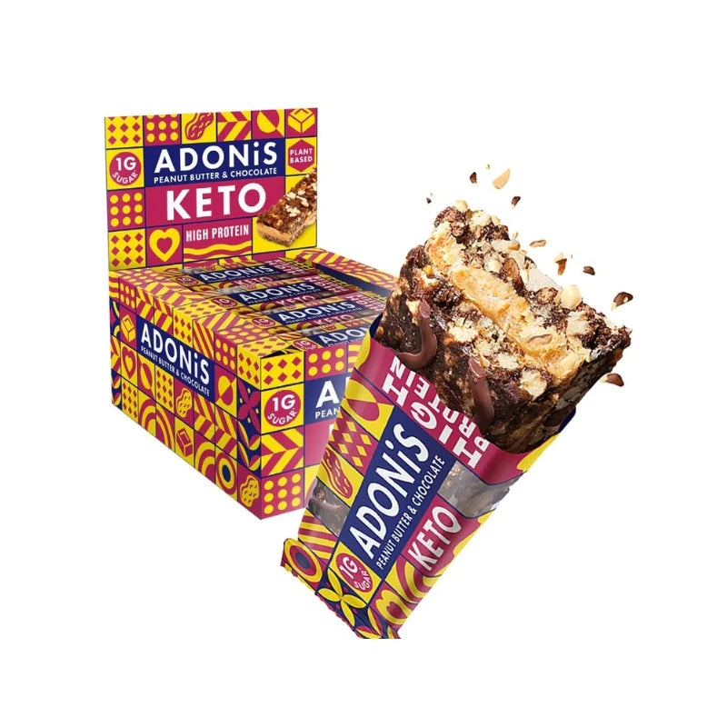 Adonis High Protein Peanut Butter & Cacao Keto Bar - 45g