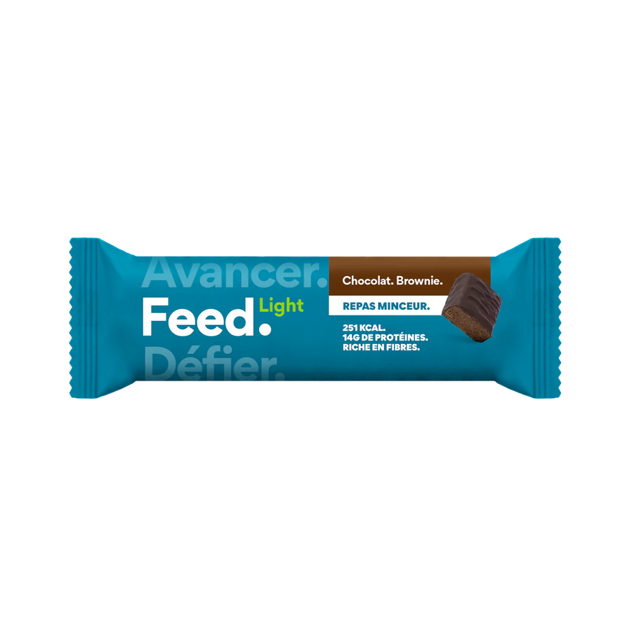 Feed. Barre Repas Minceur Light Chocolat Brownie - 70g (ANTI-GASPI DDM 02/24)