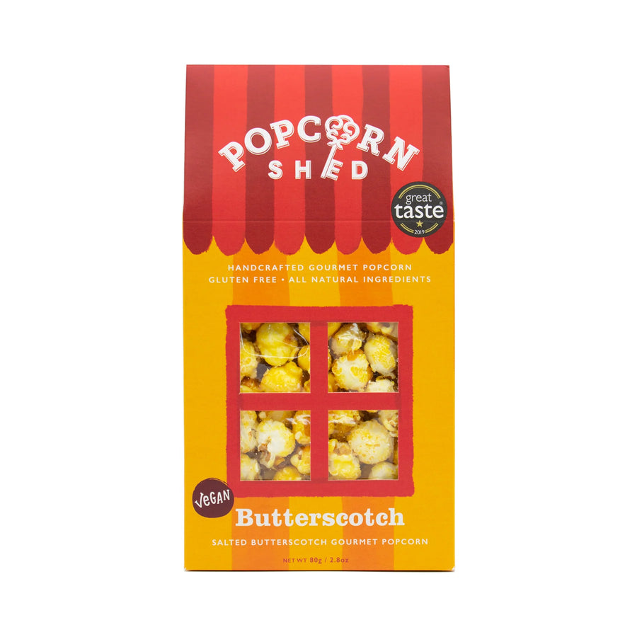 Vegan Butterscotch Popcorn Shed - 80g