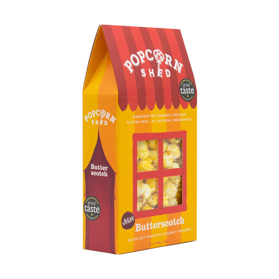 Vegan Butterscotch Popcorn Shed - 80g (ANTI-GASPI DDM 04/24)