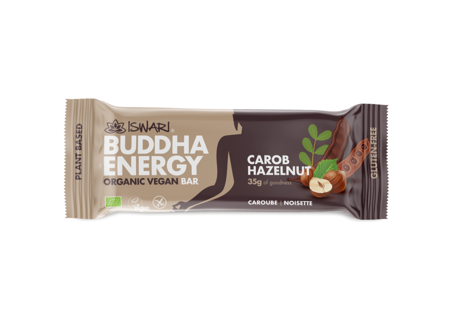 Buddha Energy Bar Carob &amp; Hazelnuts - 35g