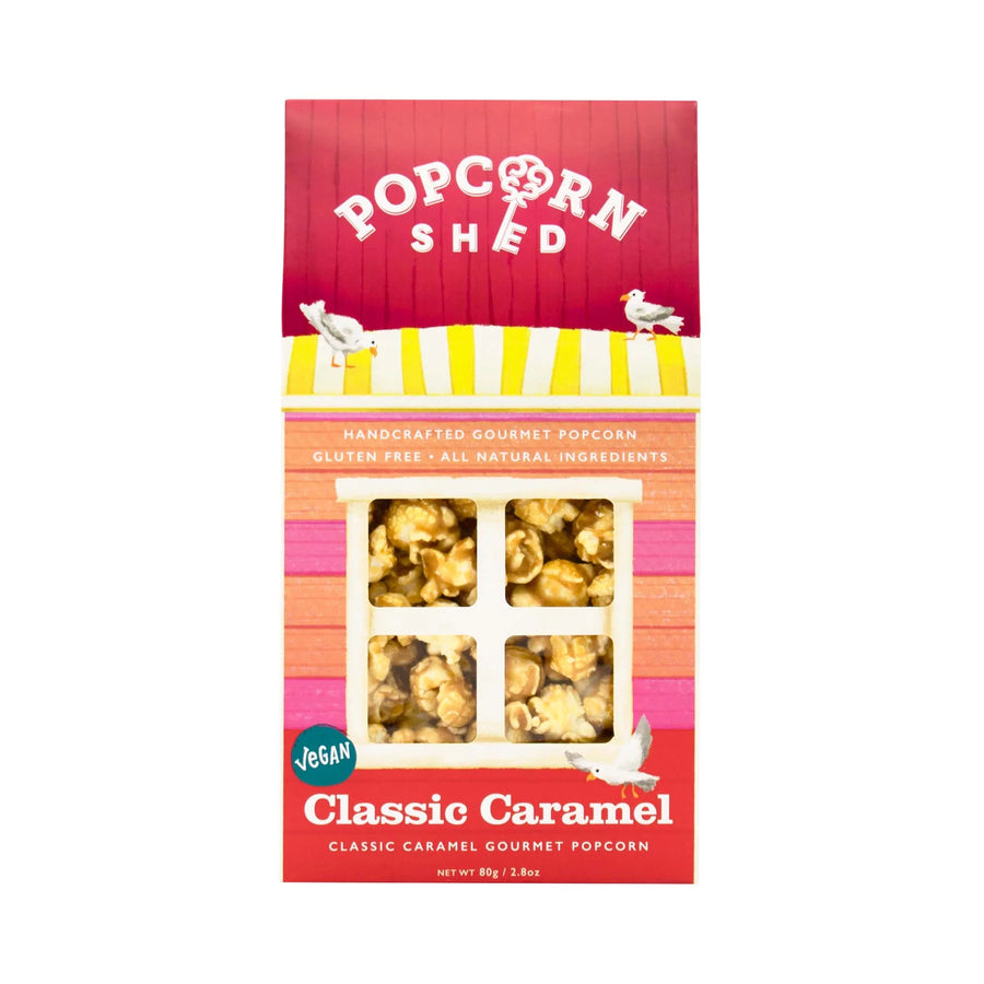 Vegan Classic Caramel Gourmet Popcorn Shed - 80g (ANTI-GASPI DDM 05/24)