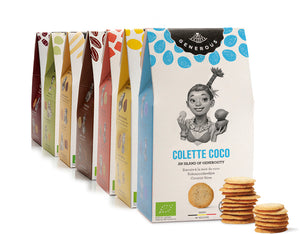 Organic coconut cookies, gluten-free &amp; lactose-free Colette - 100g 