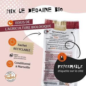 Mix Bio Le Dégaine, amandes, cranberries, coco, noix du Brésil - 145g