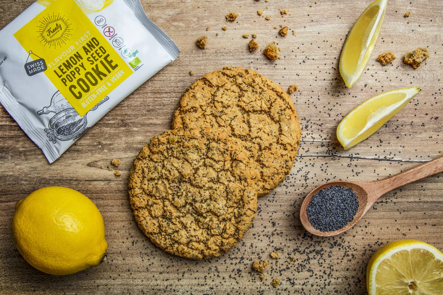 Cookie Citron & Graines de pavot bio, vegan & sans gluten - 65g