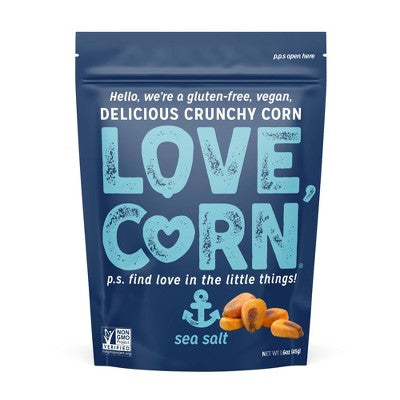 Love Corn Maïs grillé premium au sel de mer - 45g (ANTI-GASPI DDM 08/23)