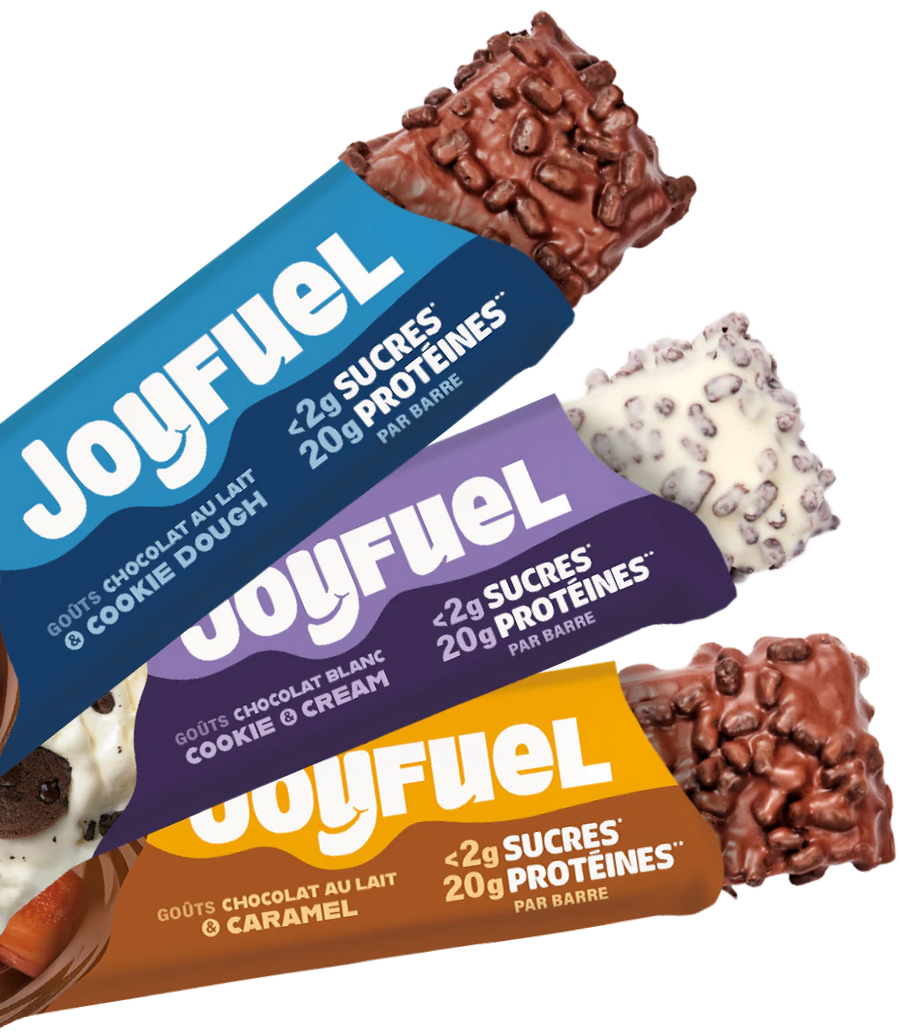 Joyfuel White Chocolate &amp; Cookie &amp; Cream Protein Bar - 55g