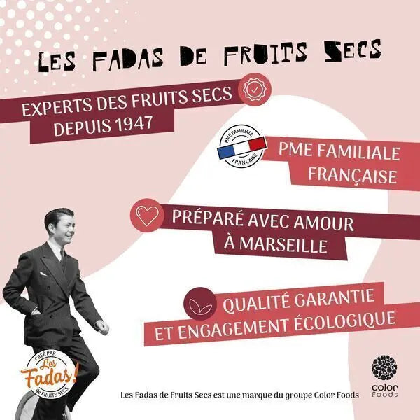 Mix Bio Le Craint Degun, cajou, amandes, noisettes, raisins - 145g