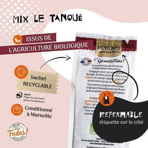 Organic Mix Le Tanqué, almonds, chickpeas, squash, goji - 125g