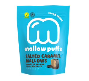 Mallow Puffs, Guimauves vegan caramel salé & chocolat noir - 100g