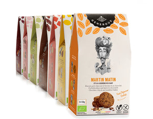 Martin organic, vegan &amp; gluten-free chocolate oatmeal breakfast cookies - 150g
