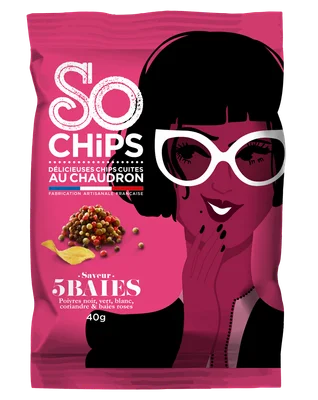 So Chips 5 berries - 40g