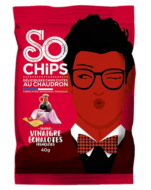 So Chips vinaigre & échalotes - 40g (Anti-Gaspi DDM 10/23)