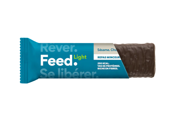 Feed. Barre Repas Minceur Light Sésame Chocolat - 70g (ANTI-GASPI DDM 01/24)