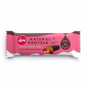 Barre protéinée peanut butter jelly, vegan & sans gluten - 49g (ANTI-GASPI DDM 01/24)
