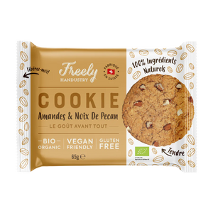 Organic &amp; gluten-free almond &amp; pecan nut cookie - 65g
