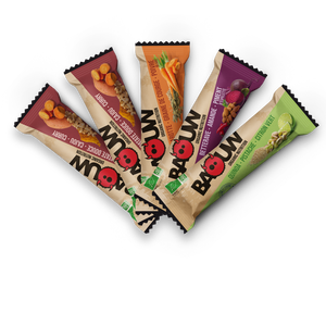 Baouw Barre énergétique bio salée Quinoa, Pistache & Citron vert - 25g