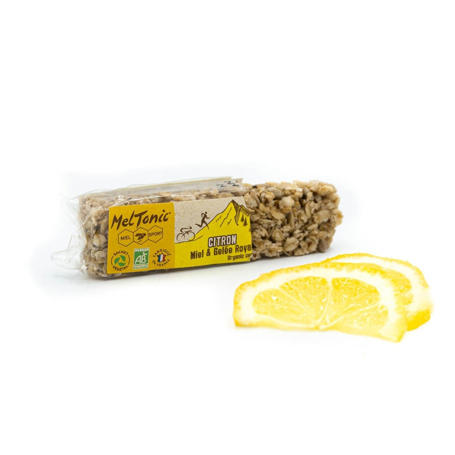 Organic sports cereal bar lemon &amp; chia seeds, gluten free - 30g