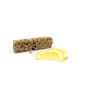 Organic sports cereal bar lemon &amp; chia seeds, gluten free - 30g