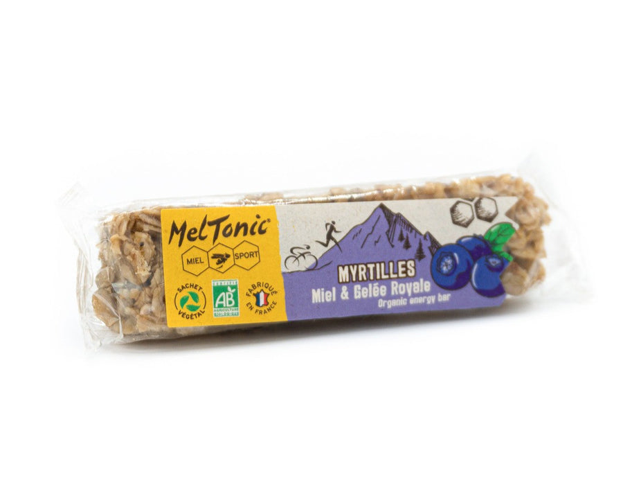 Organic blueberry &amp; hazelnut sport cereal bar, gluten-free - 30g