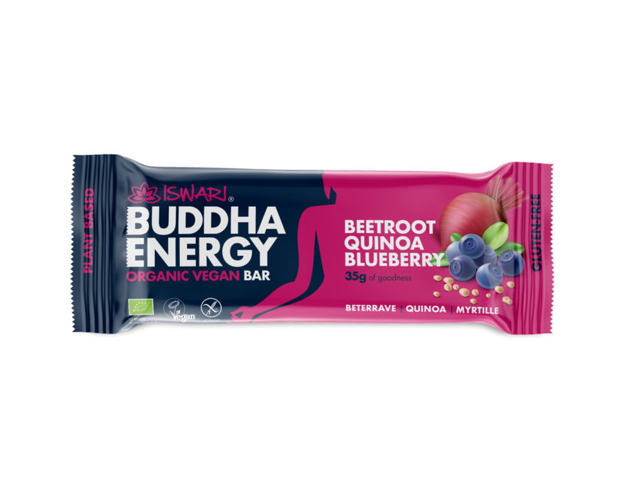 Buddha Energy Bar Beet, Quinoa &amp; Blueberry - 35g