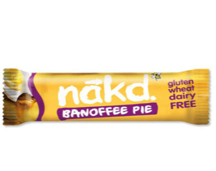 Nãkd Raw banoffee pie bar, vegan &amp; gluten free - 35g