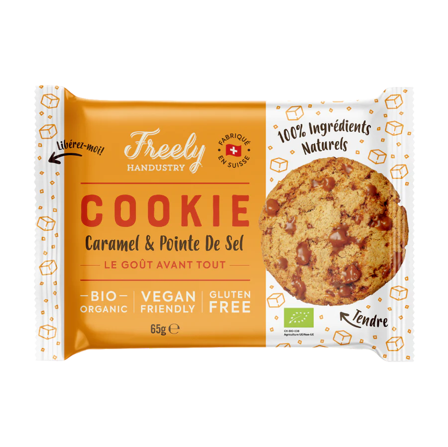 Cookie caramel &amp; organic salt &amp; gluten free - 65g