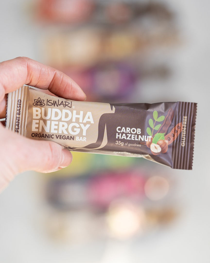 Buddha Energy Bar Carob &amp; Hazelnuts - 35g